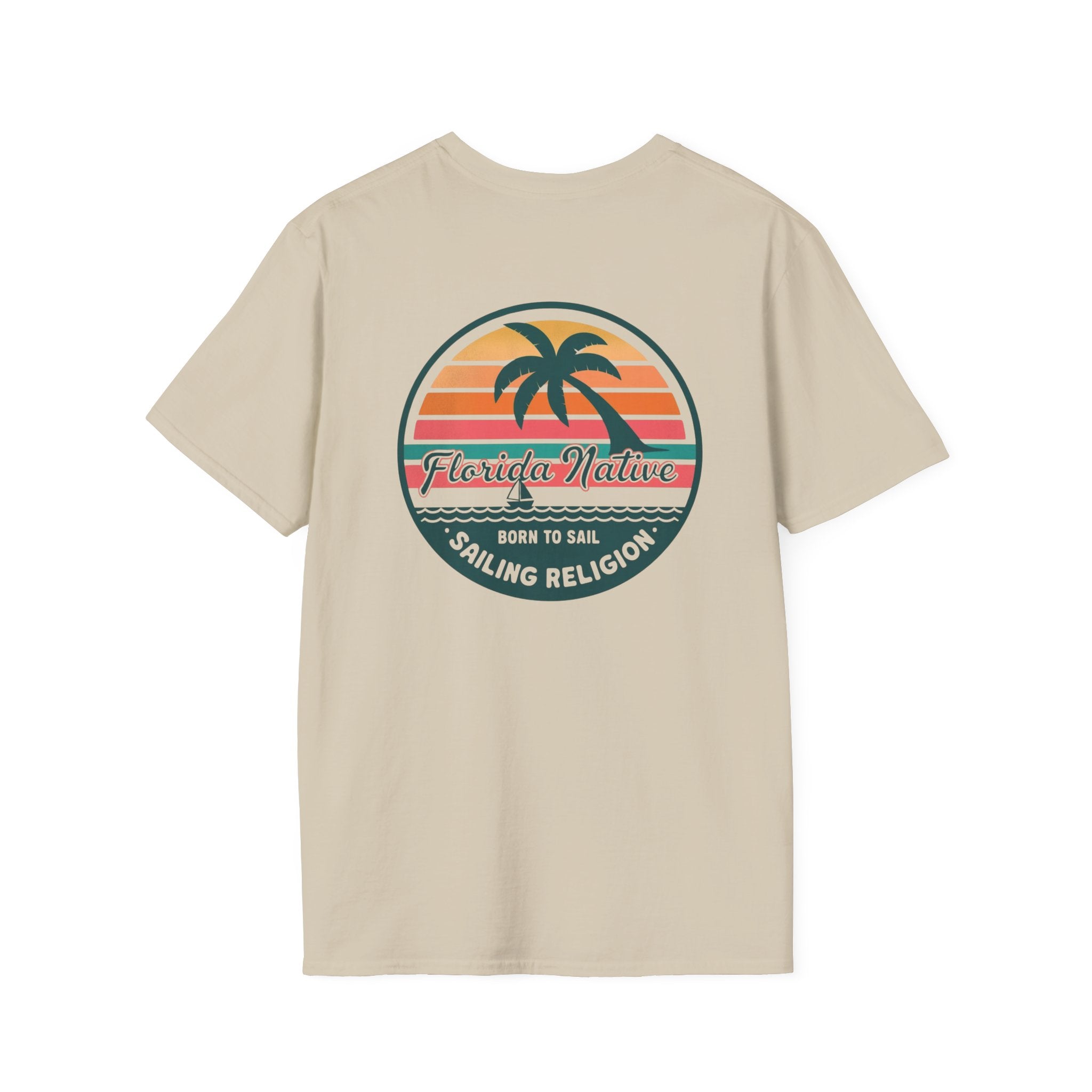 Sailing Religion "Born to Sail" Unisex Softstyle T-Shirt