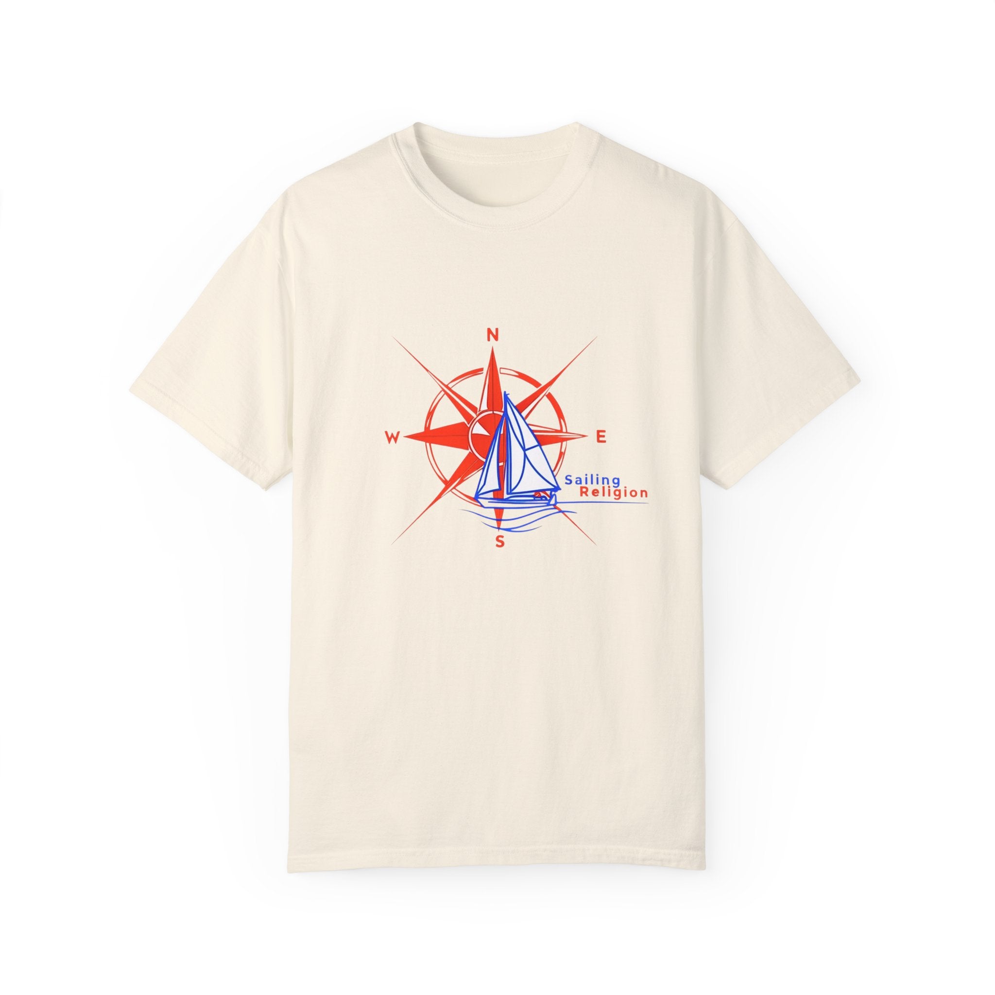 Sailing Religion single line designs Unisex T-shirt