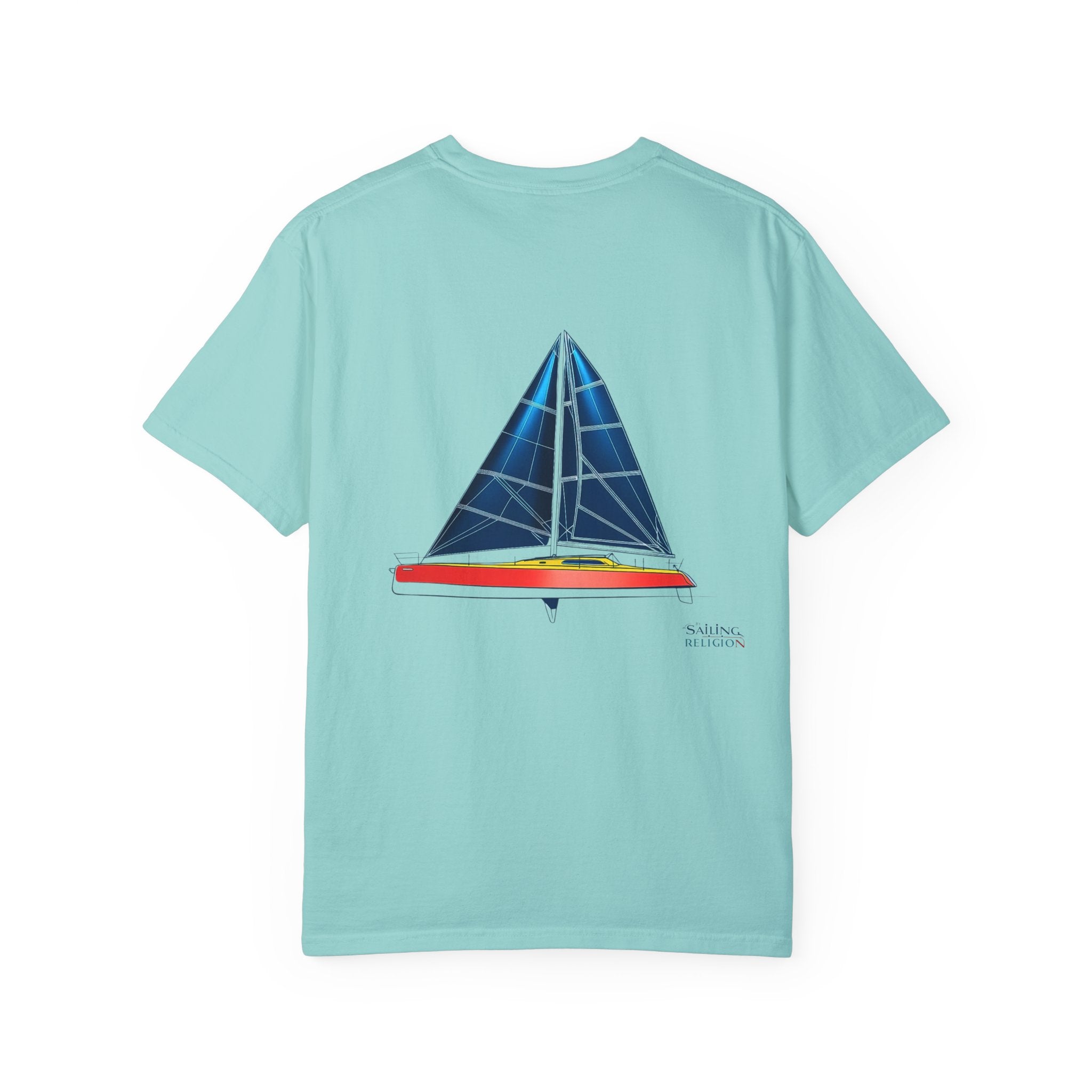 Sailing Religion single line designs Unisex T-shirt