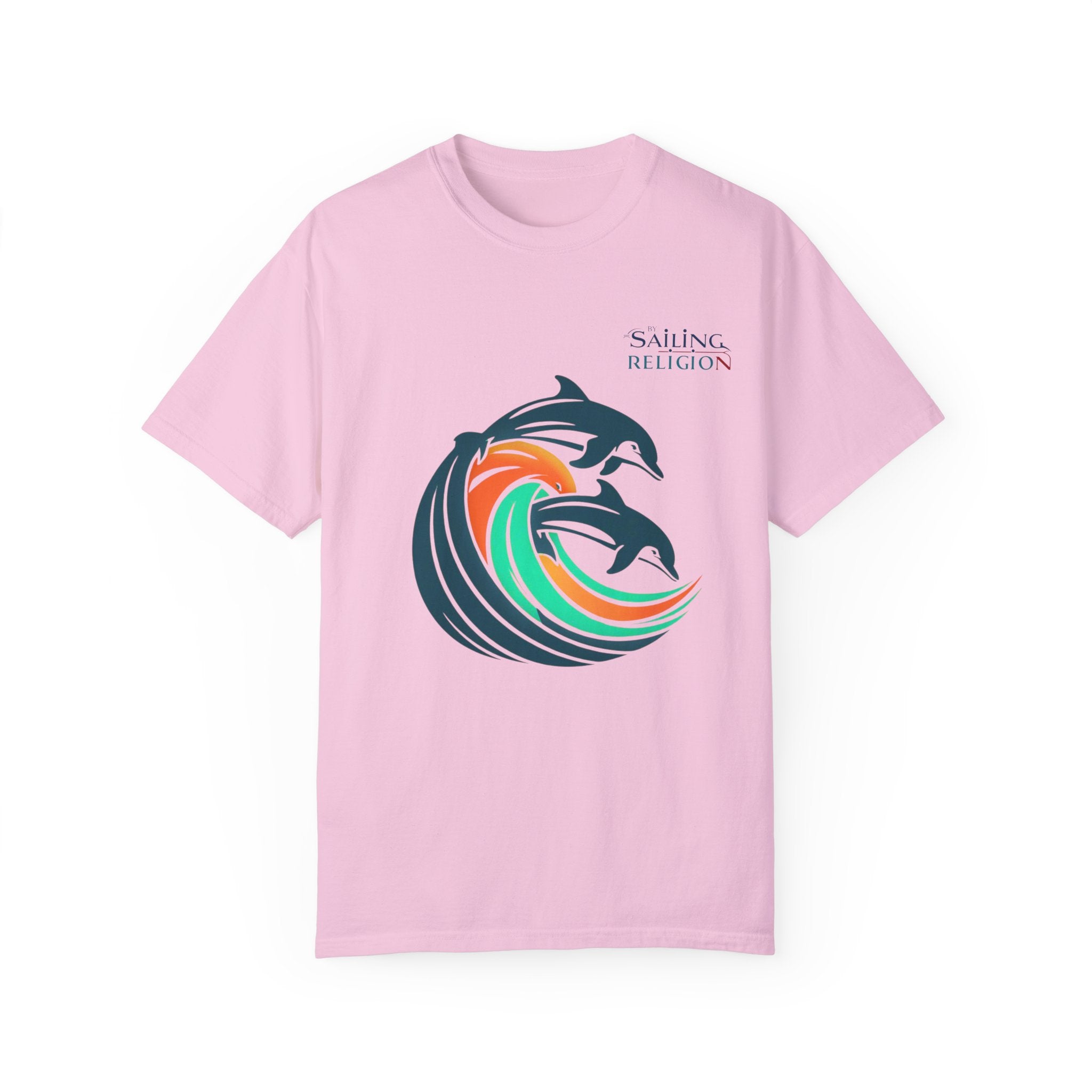 Sailing Religion Dolphins Unisex Garment-Dyed T-shirt