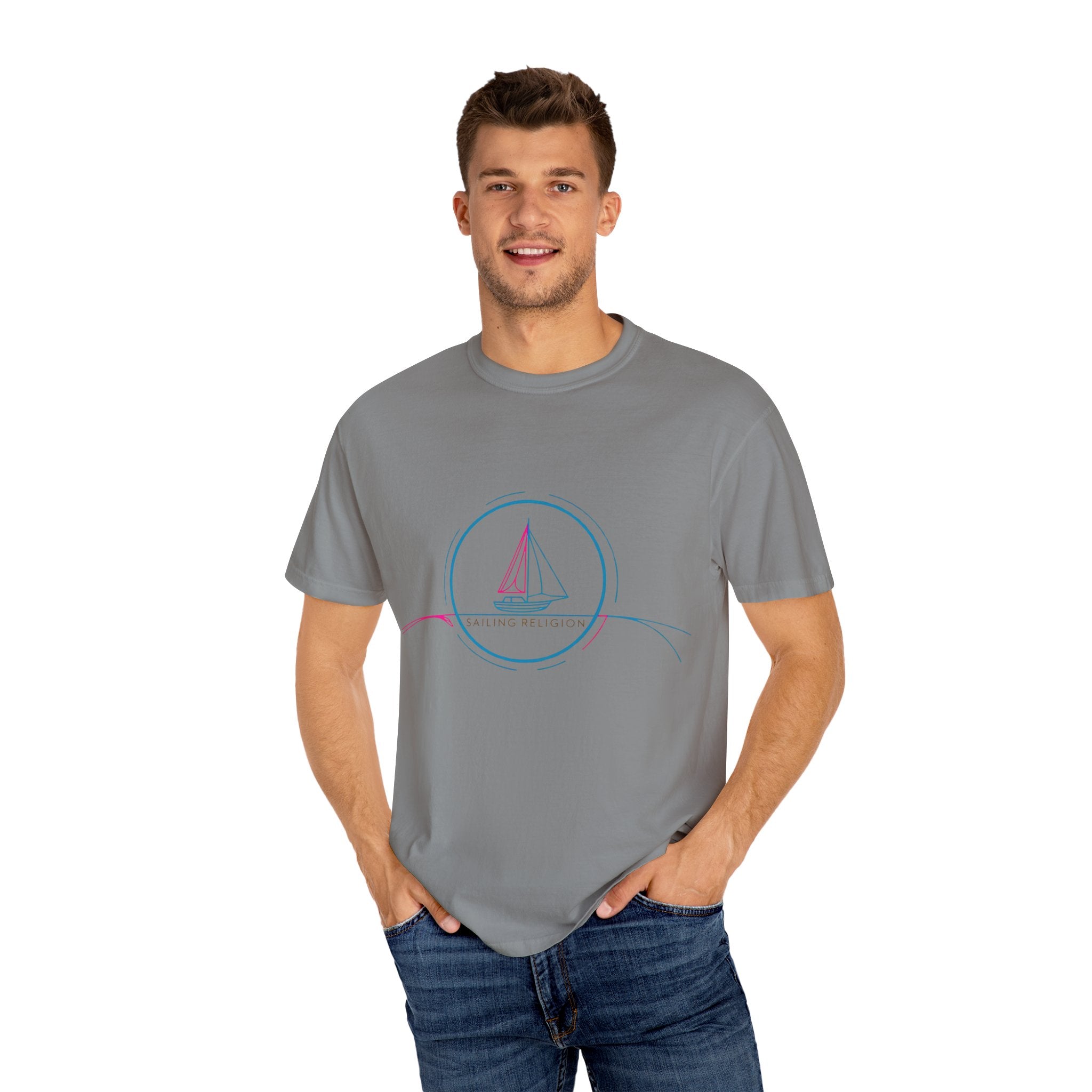 Sailing Religion single line designs collection Unisex T-shirt