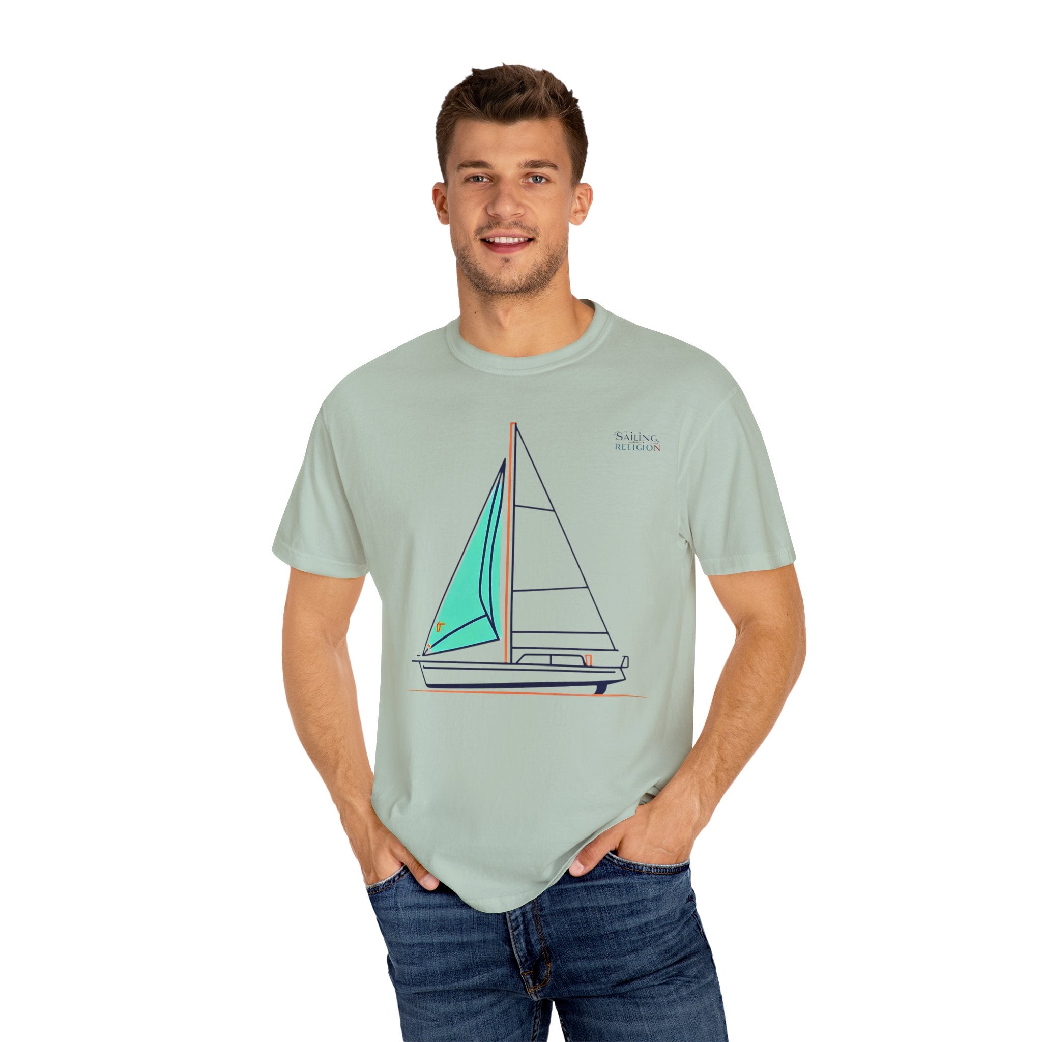Sailing Religion single line designs collection Unisex T-shirt