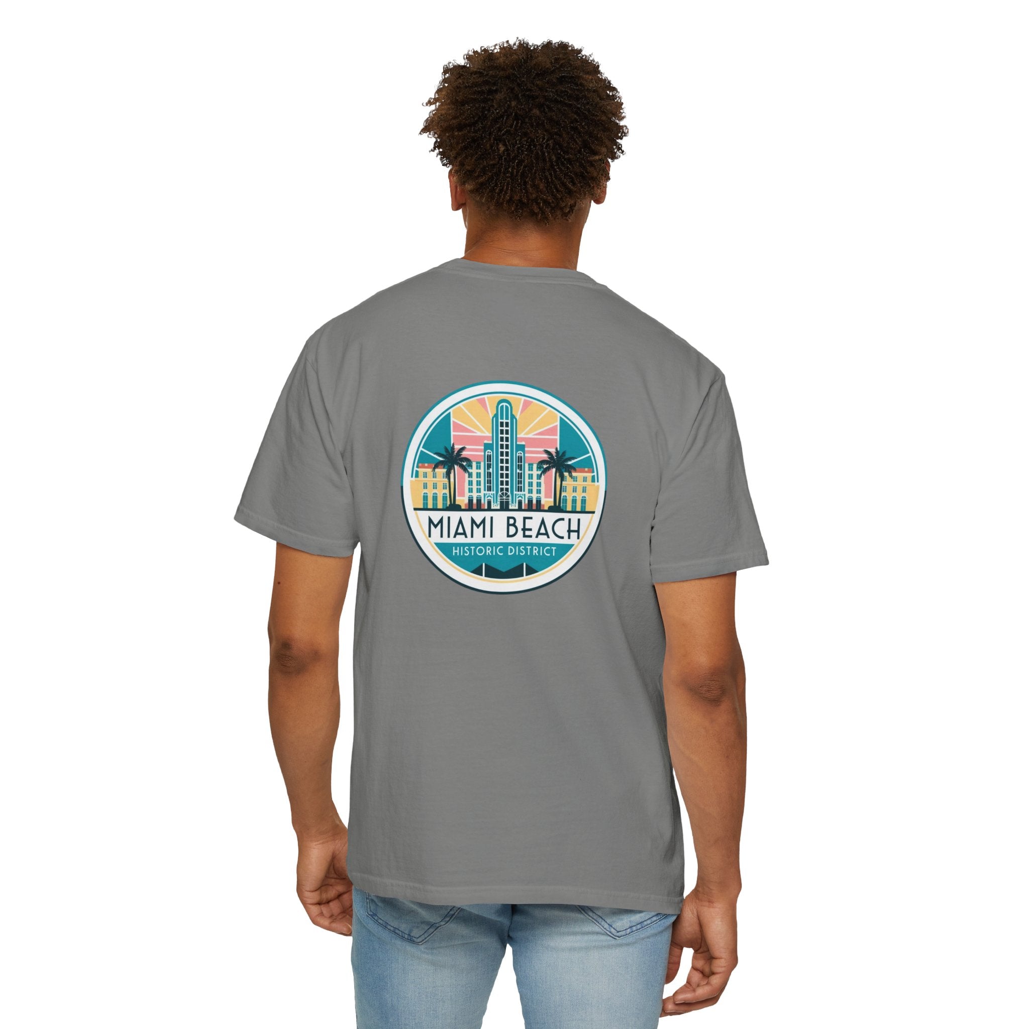 Sailing Religion Miami beach Vibes Eco-Friendly Unisex Garment-Dyed T-Shirt
