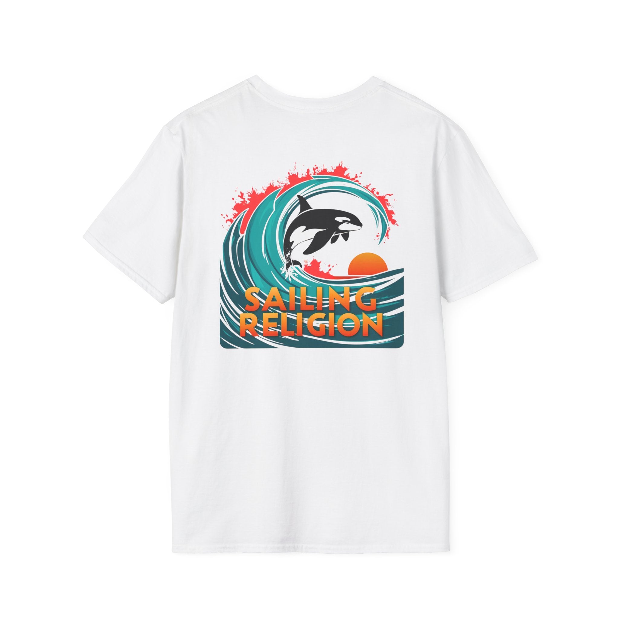 Sailing Religion orca Unisex Softstyle T-Shirt