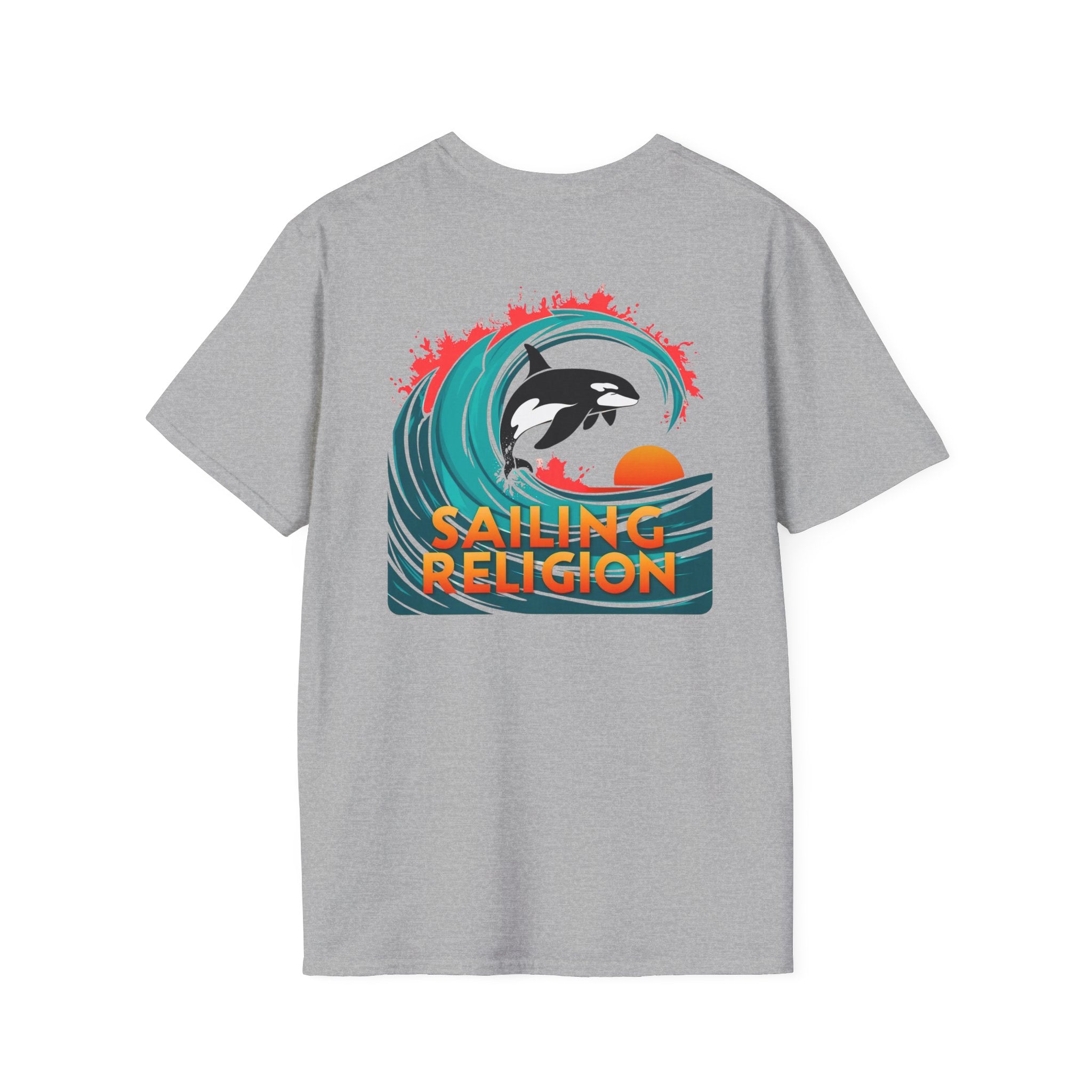 Sailing Religion orca Unisex Softstyle T-Shirt