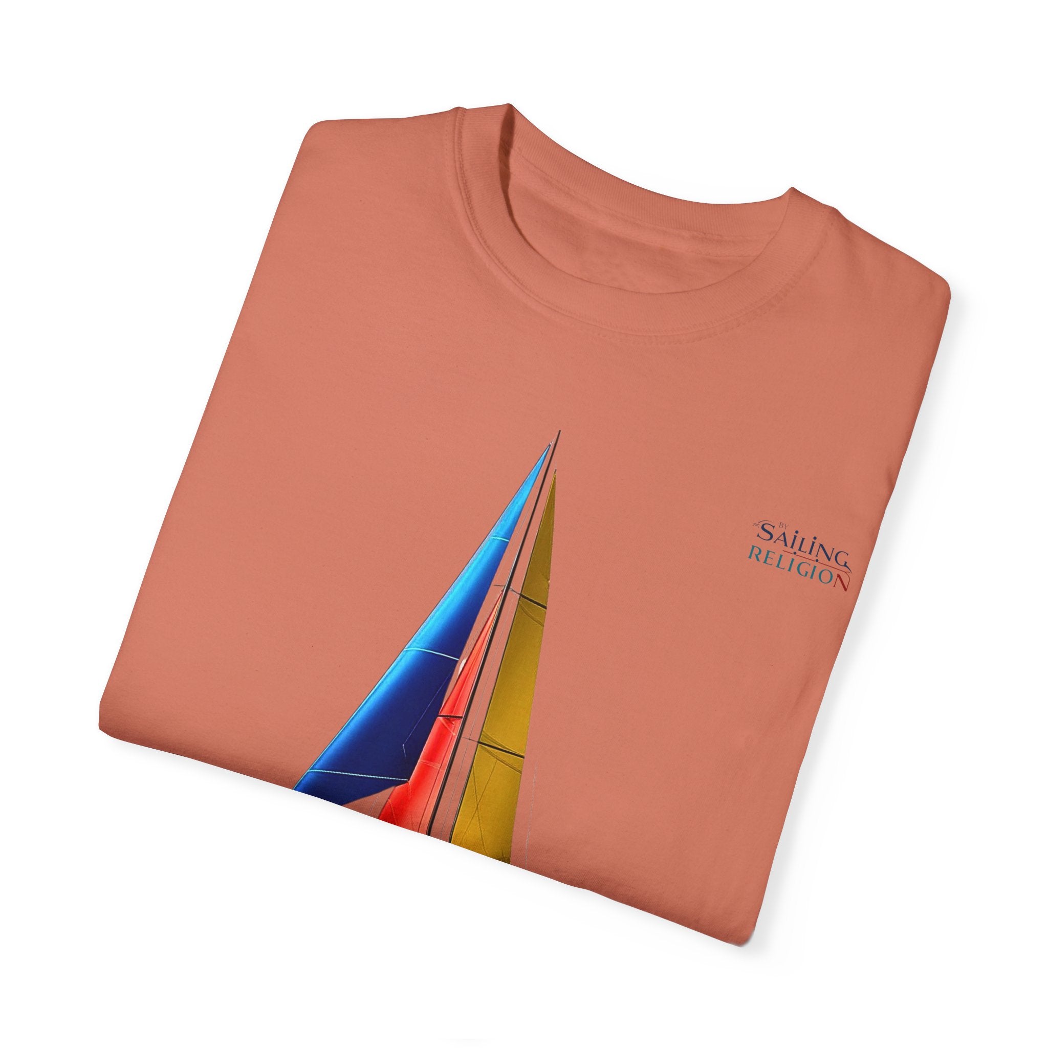 Sailing Religion single line designs Unisex T-shirt