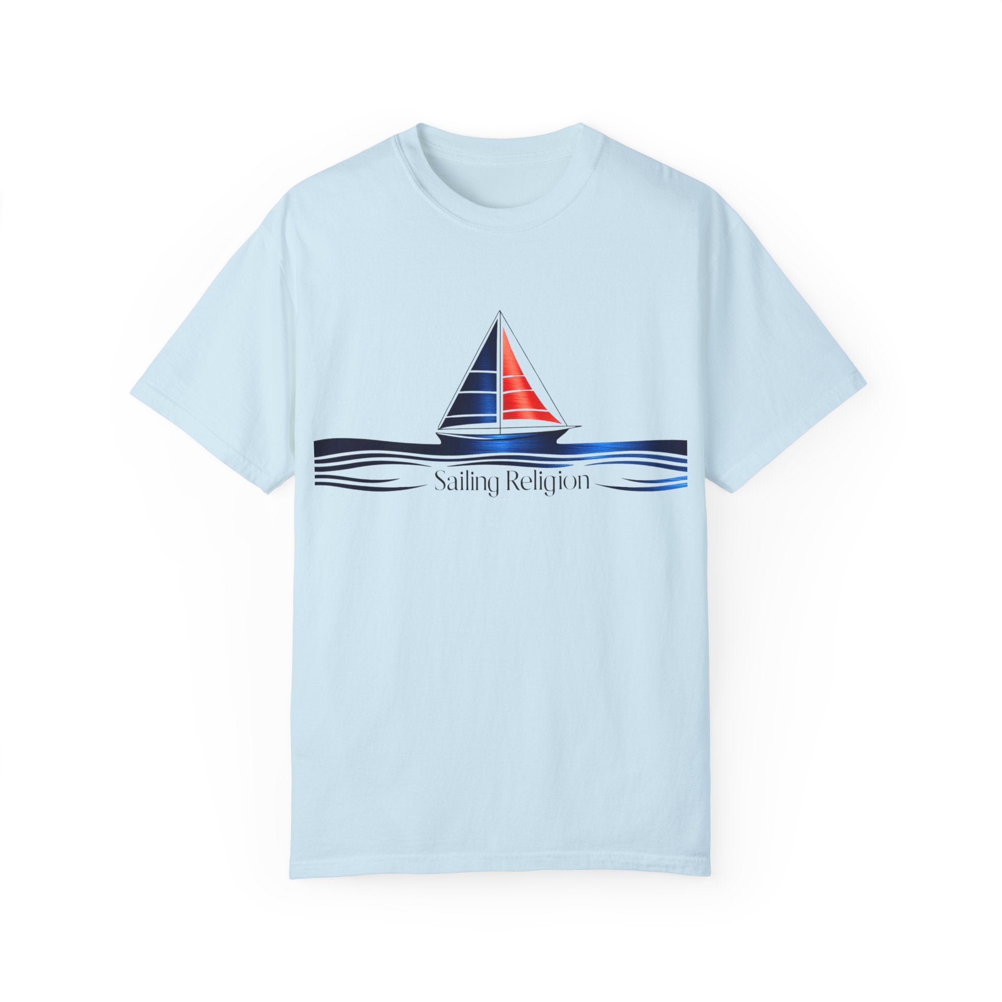 Sailing Religion single line designs T-shirt