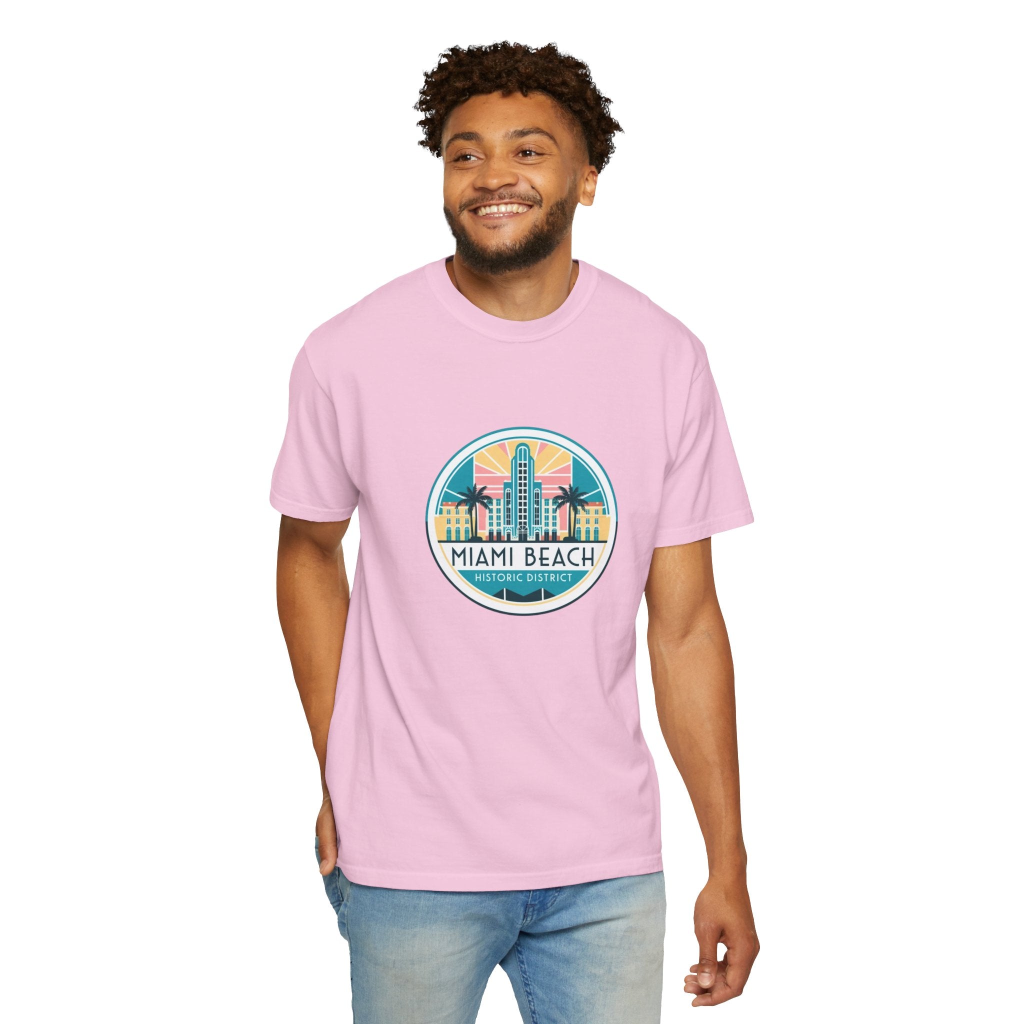 Sailing Religion Miami Beach vibe collection Unisex Garment-Dyed T-shirt