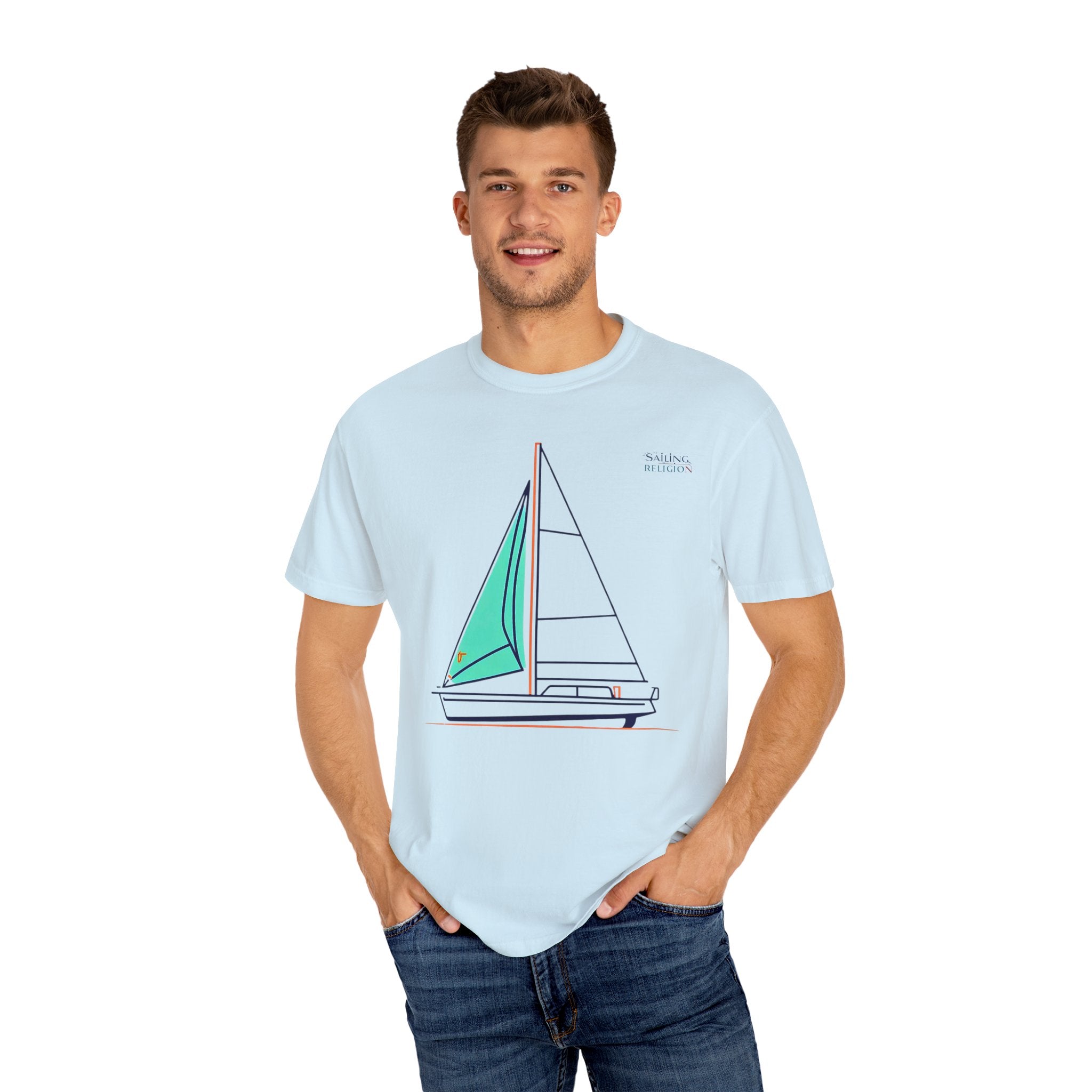 Sailing Religion single line designs collection Unisex T-shirt