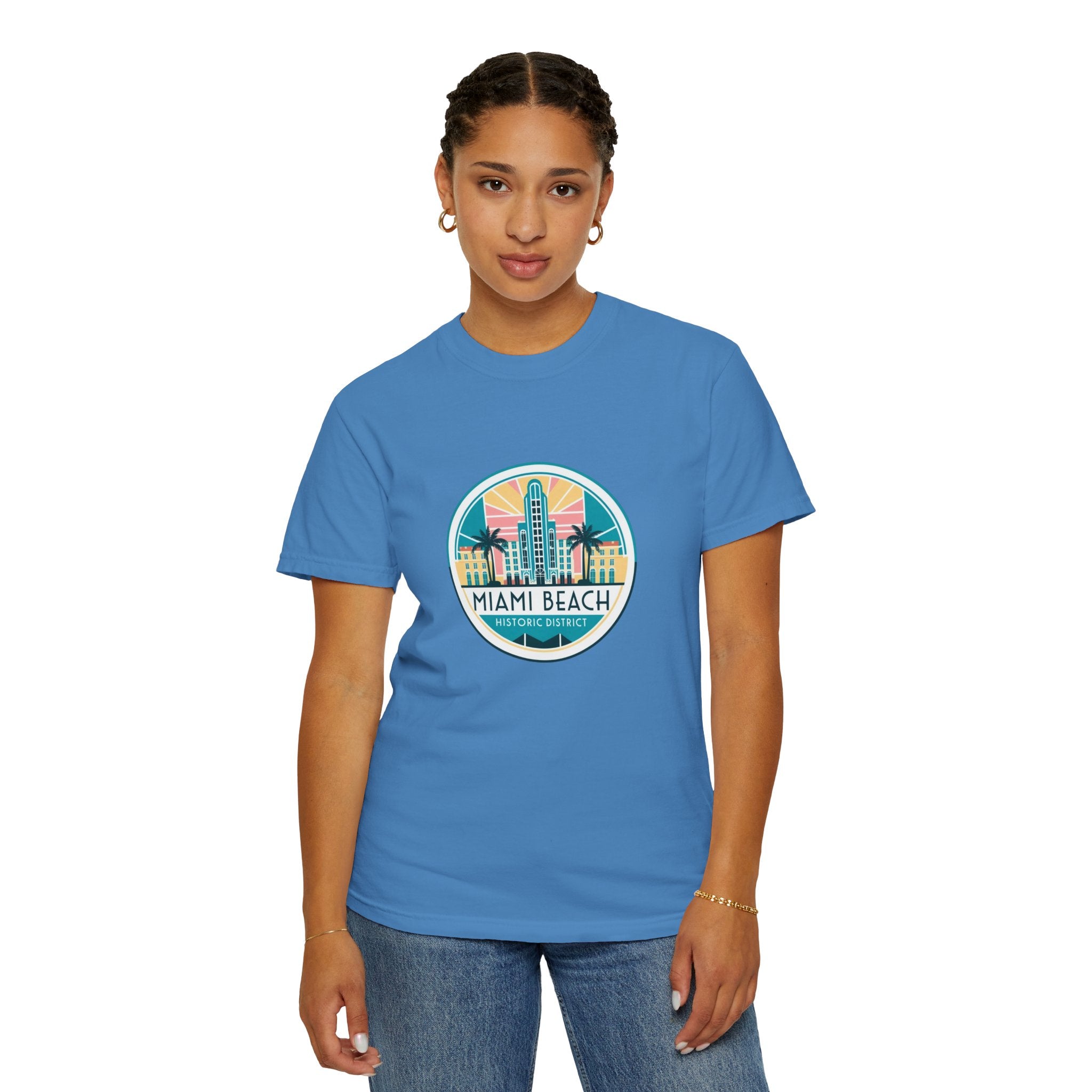 Sailing Religion Miami Beach vibe collection Unisex Garment-Dyed T-shirt