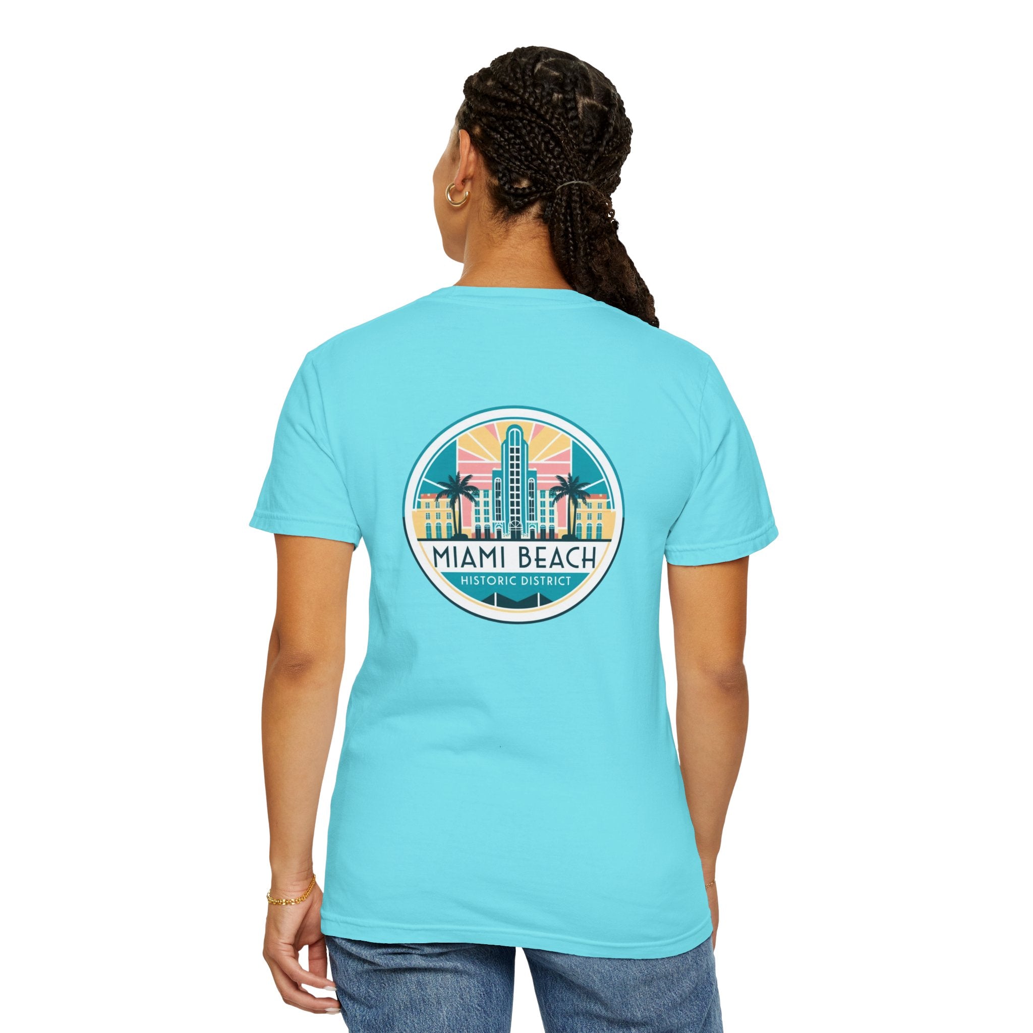 Sailing Religion Miami beach Vibes Eco-Friendly Unisex Garment-Dyed T-Shirt