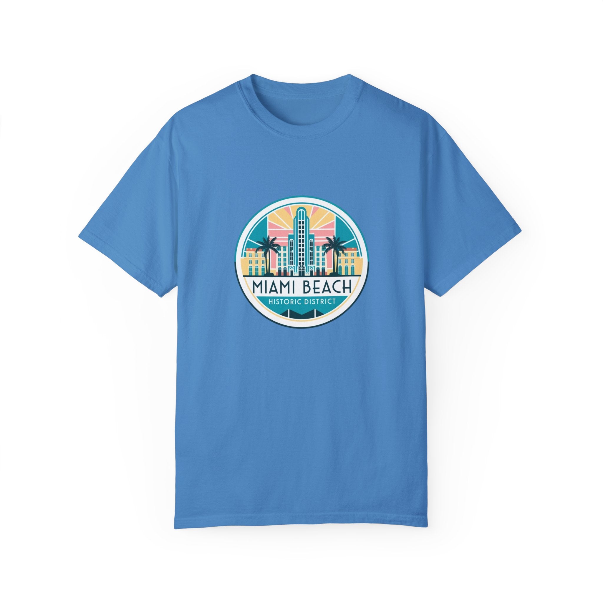 Sailing Religion Miami Beach vibe collection Unisex Garment-Dyed T-shirt