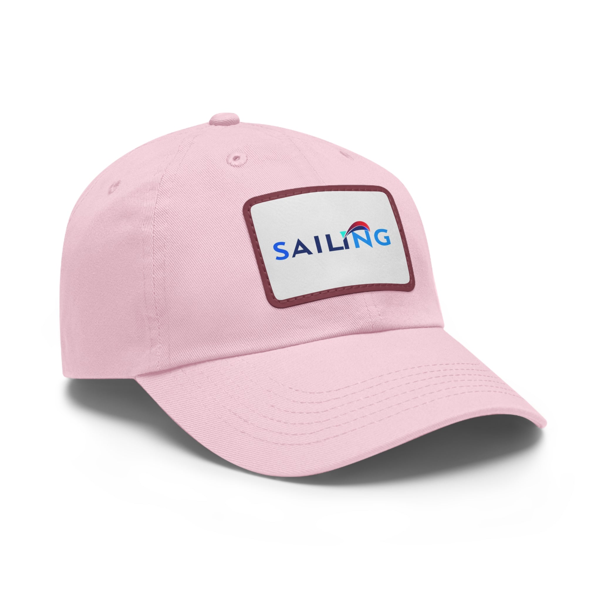 Dad Hat with Leather Patch (Rectangle)