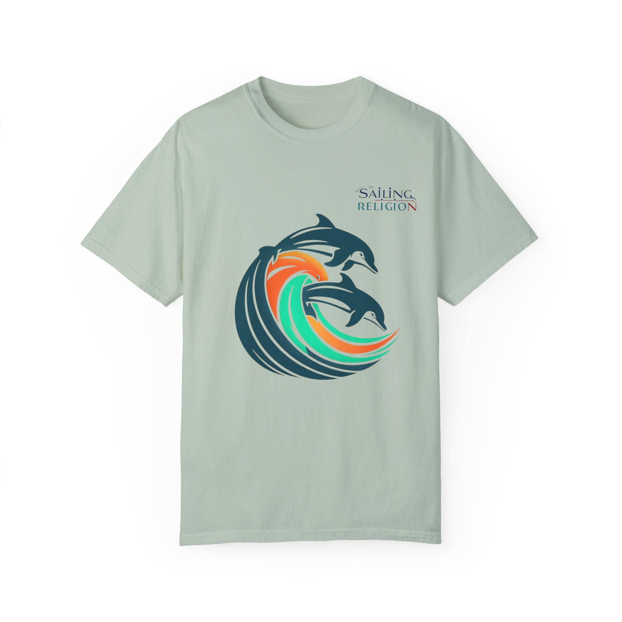 Sailing Religion Dolphins Unisex Garment-Dyed T-shirt