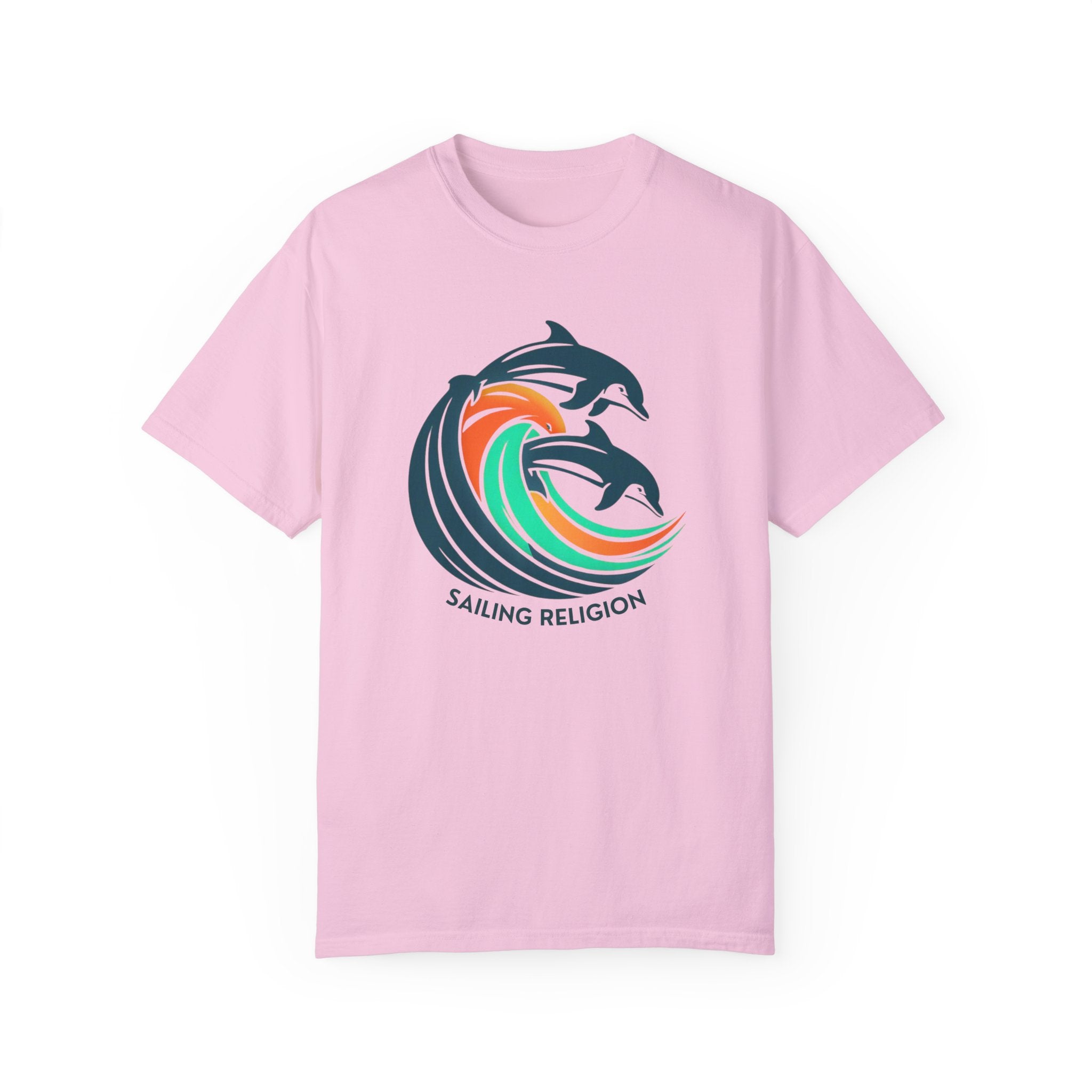 Sailing Religion dolphin Unisex Garment-Dyed T-shirt