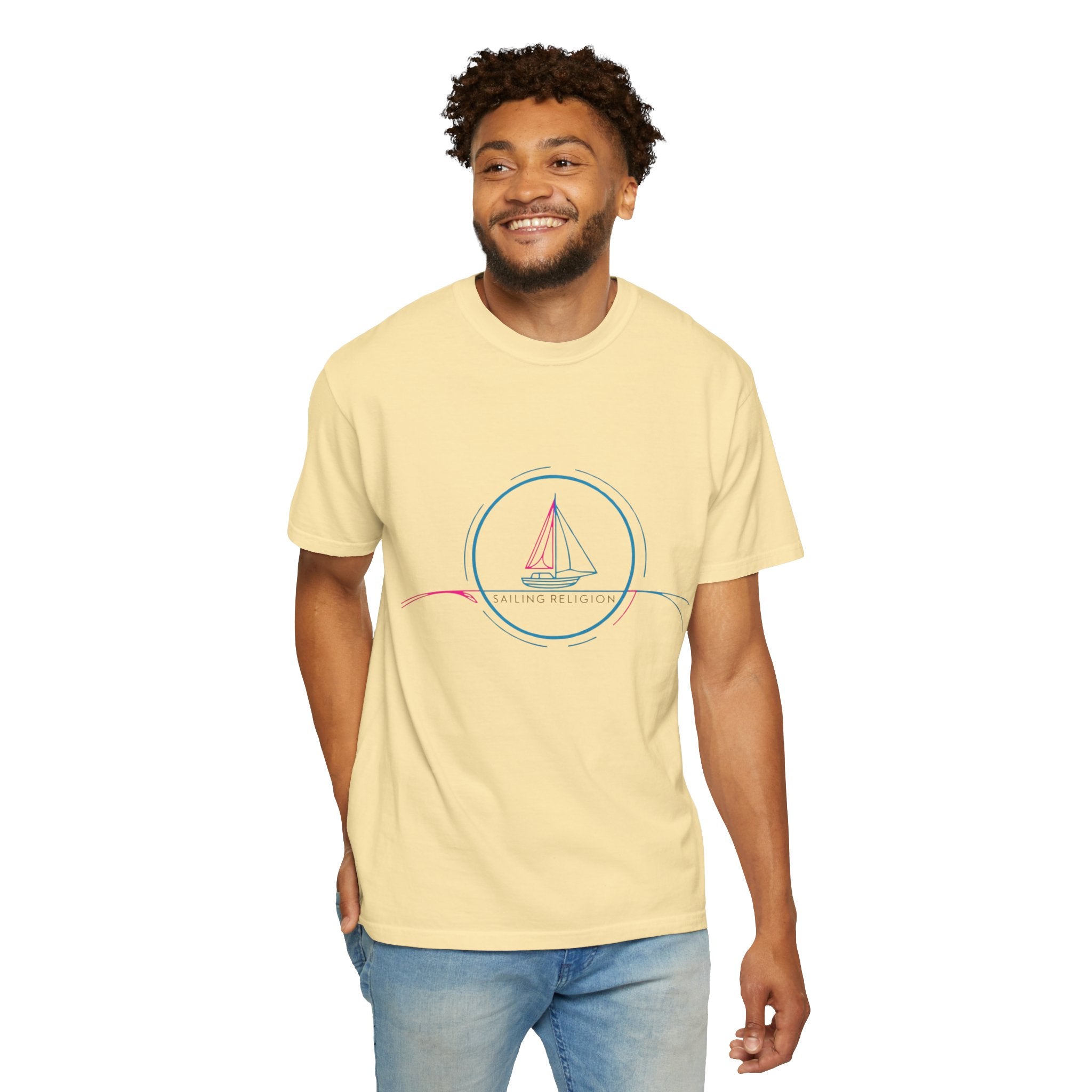 Sailing Religion single line designs collection Unisex T-shirt