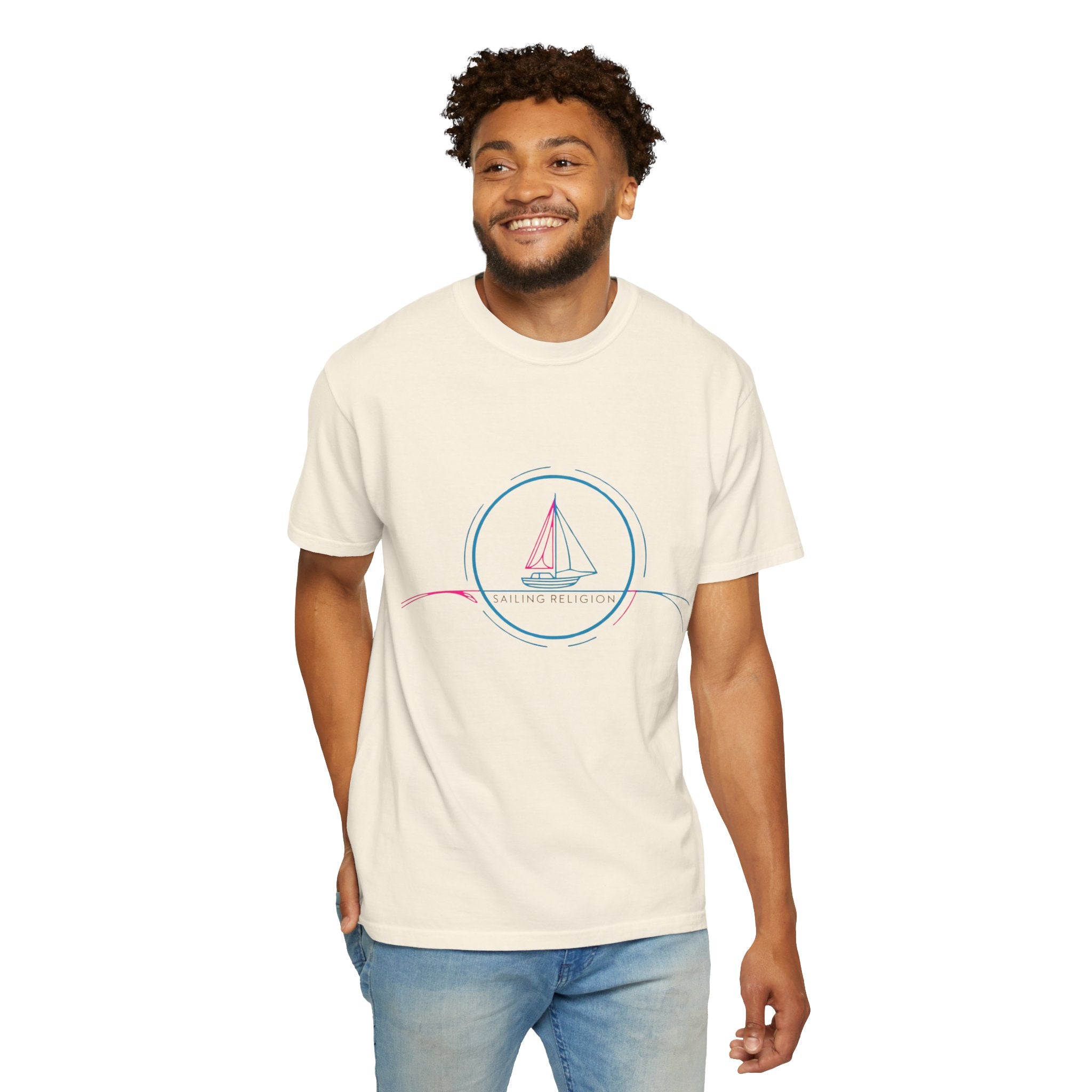 Sailing Religion single line designs collection Unisex T-shirt