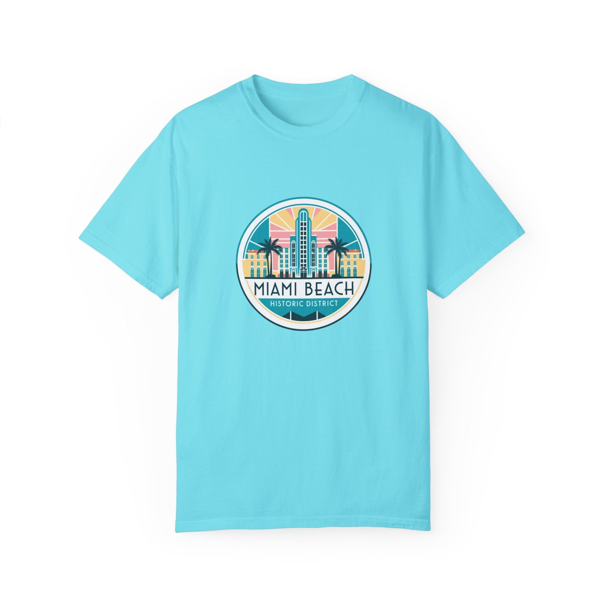 Sailing Religion Miami Beach vibe collection Unisex Garment-Dyed T-shirt
