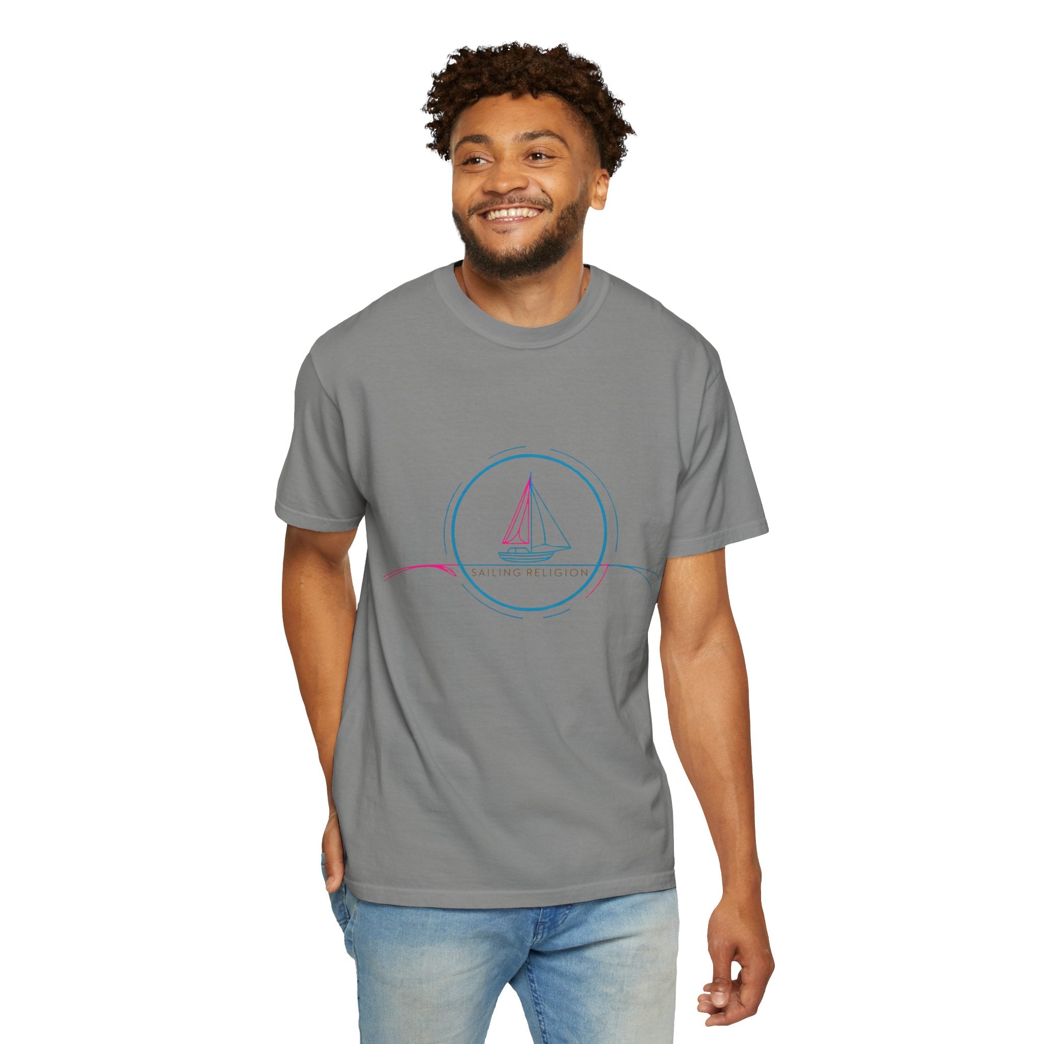 Sailing Religion single line designs collection Unisex T-shirt