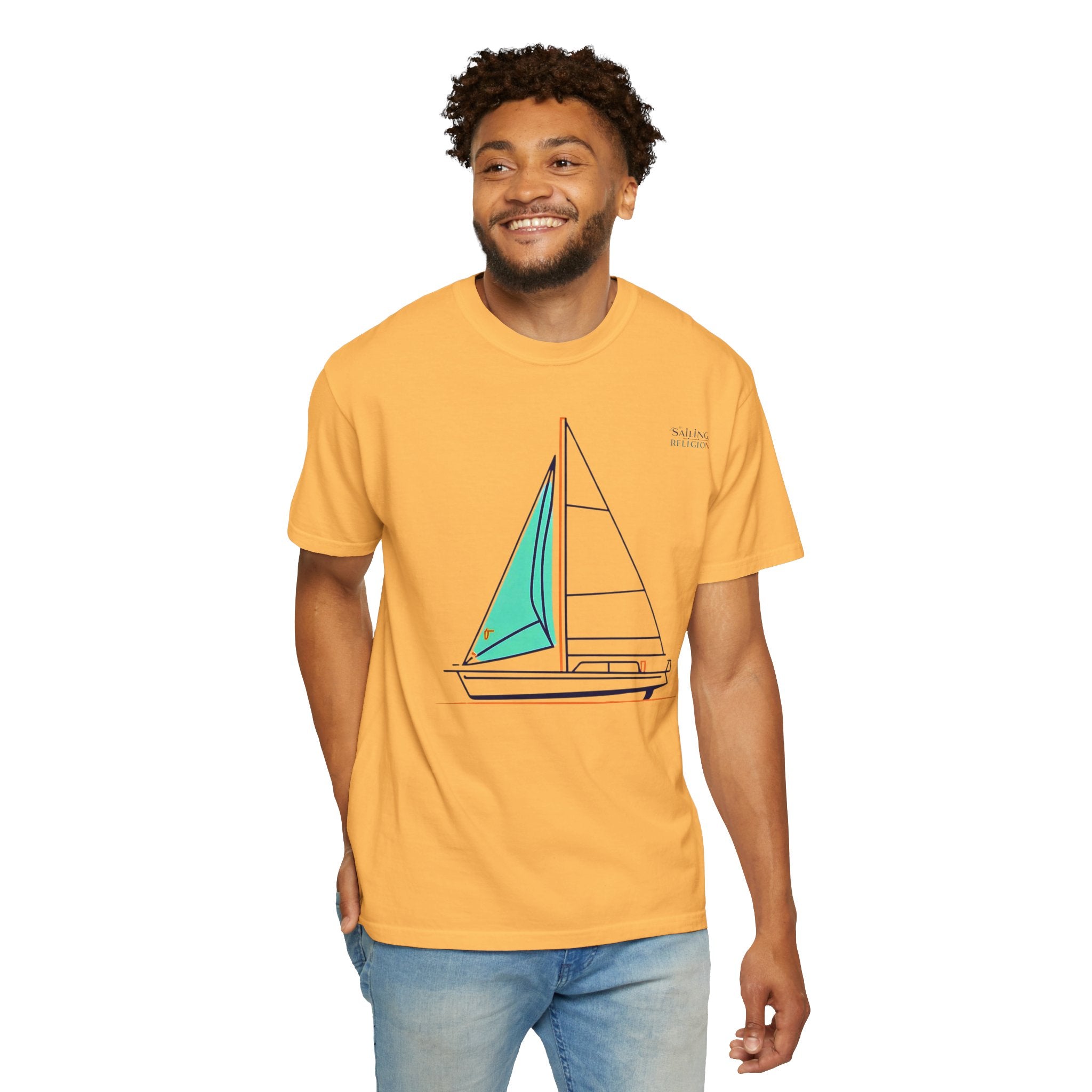 Sailing Religion single line designs collection Unisex T-shirt