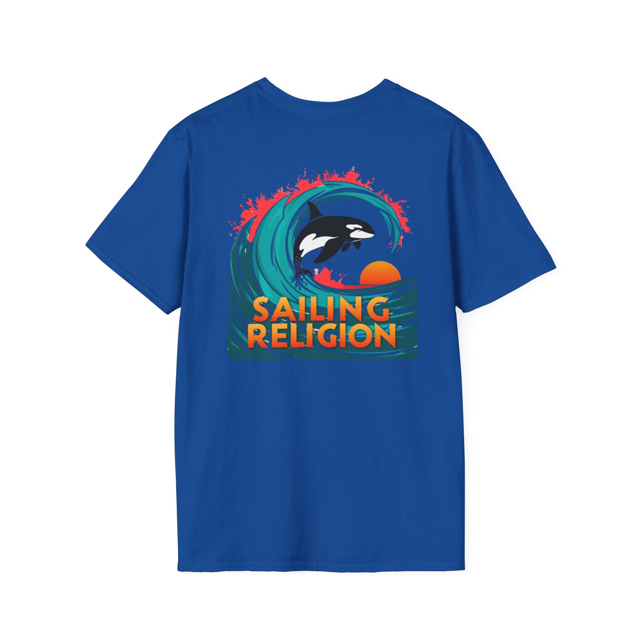 Sailing Religion orca Unisex Softstyle T-Shirt