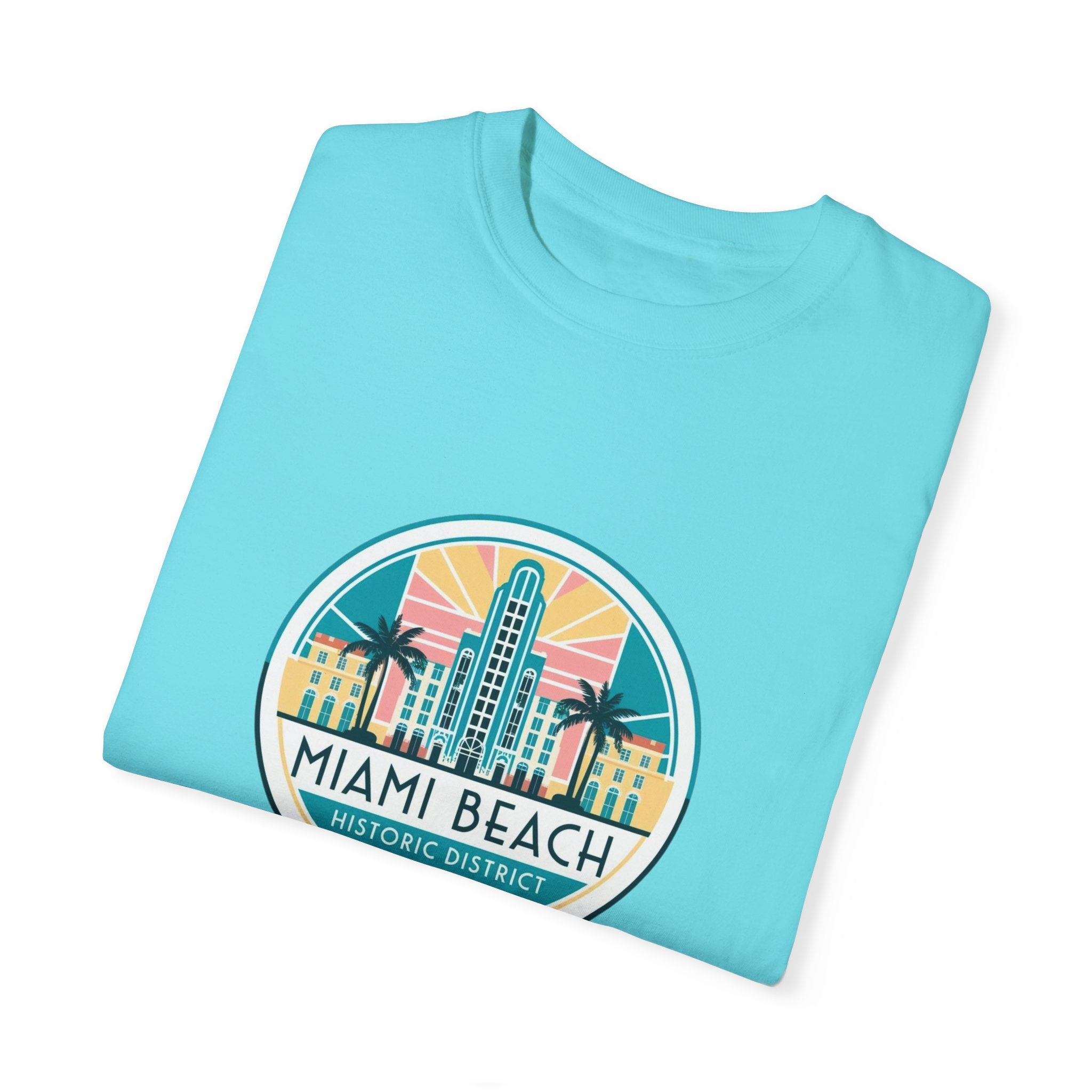 Sailing Religion Miami Beach vibe collection Unisex Garment-Dyed T-shirt