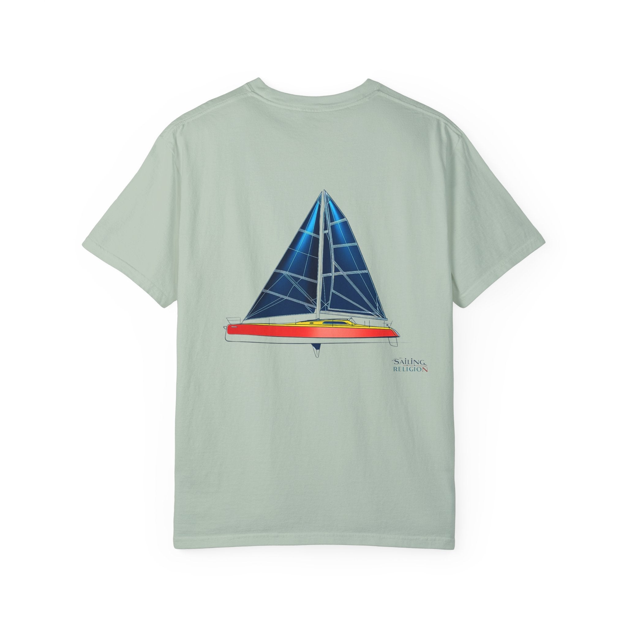 Sailing Religion single line designs Unisex T-shirt