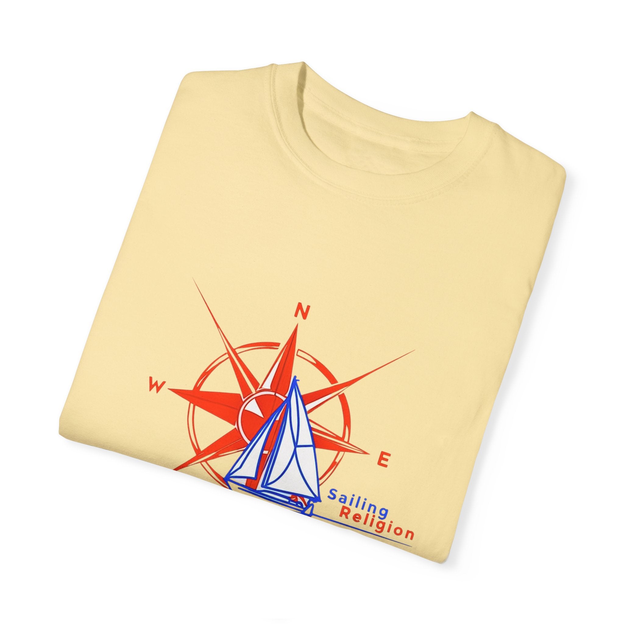 Sailing Religion single line designs Unisex T-shirt