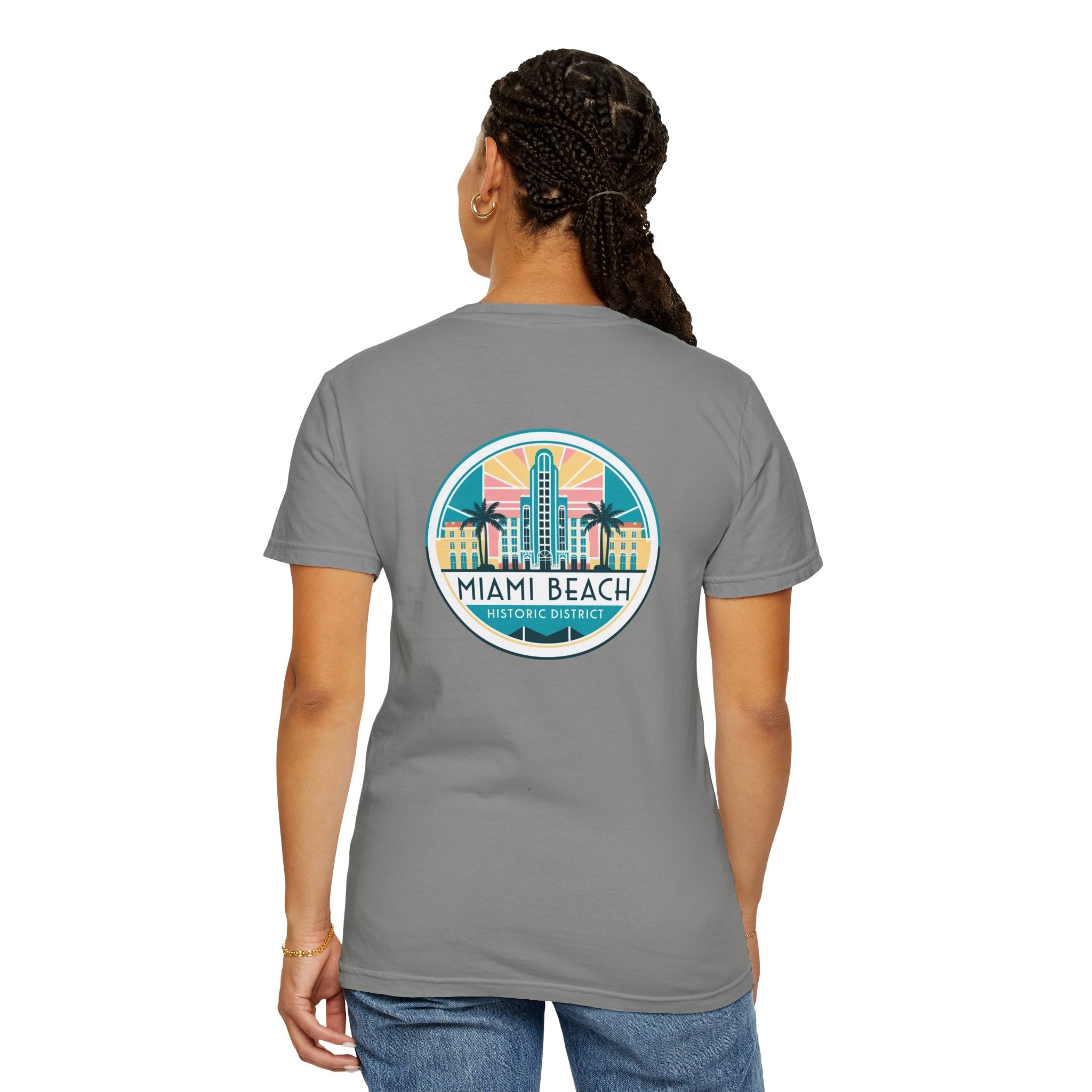 Sailing Religion Miami beach Vibes Eco-Friendly Unisex Garment-Dyed T-Shirt