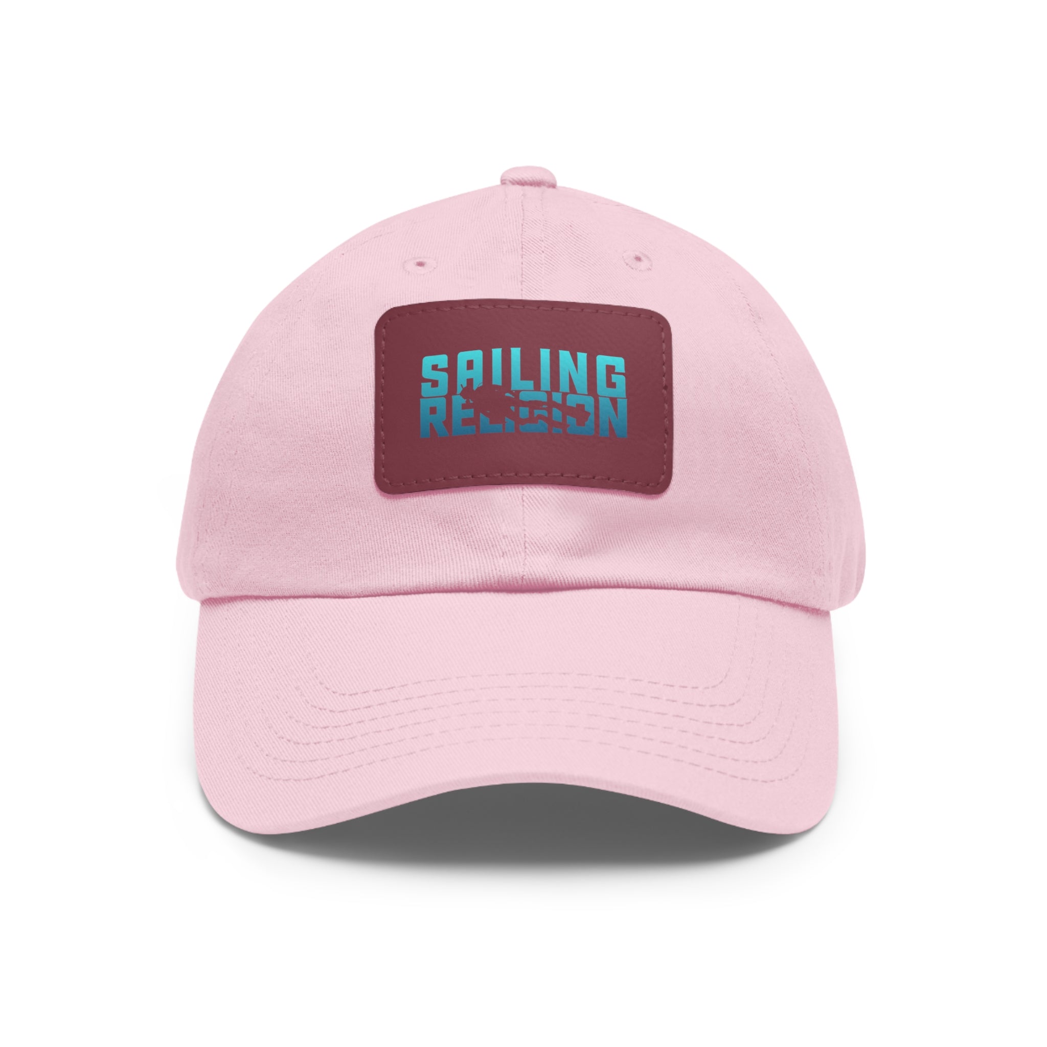Dad Hat with Leather Patch (Rectangle)