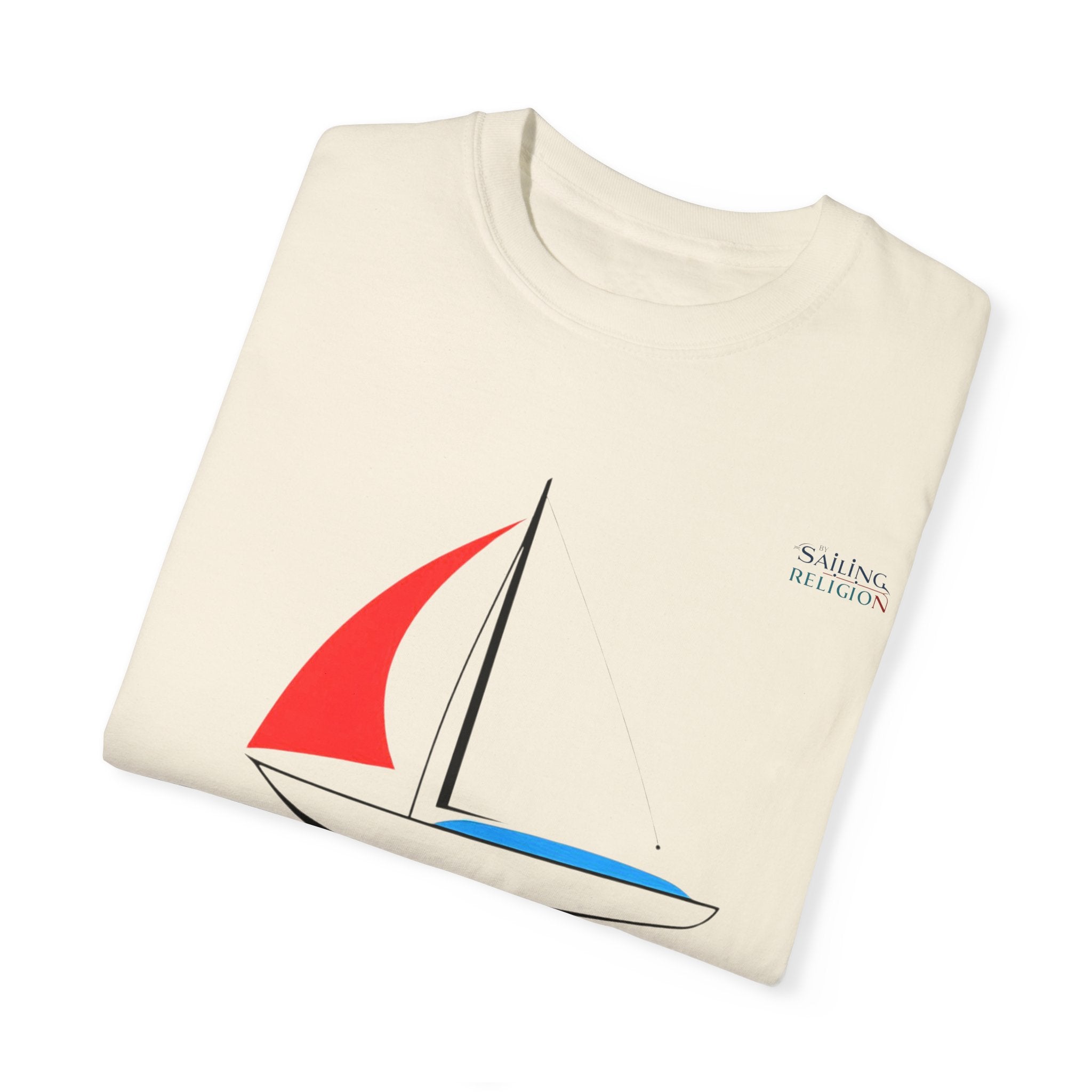 Sailing Religion single line designs Unisex T-shirt