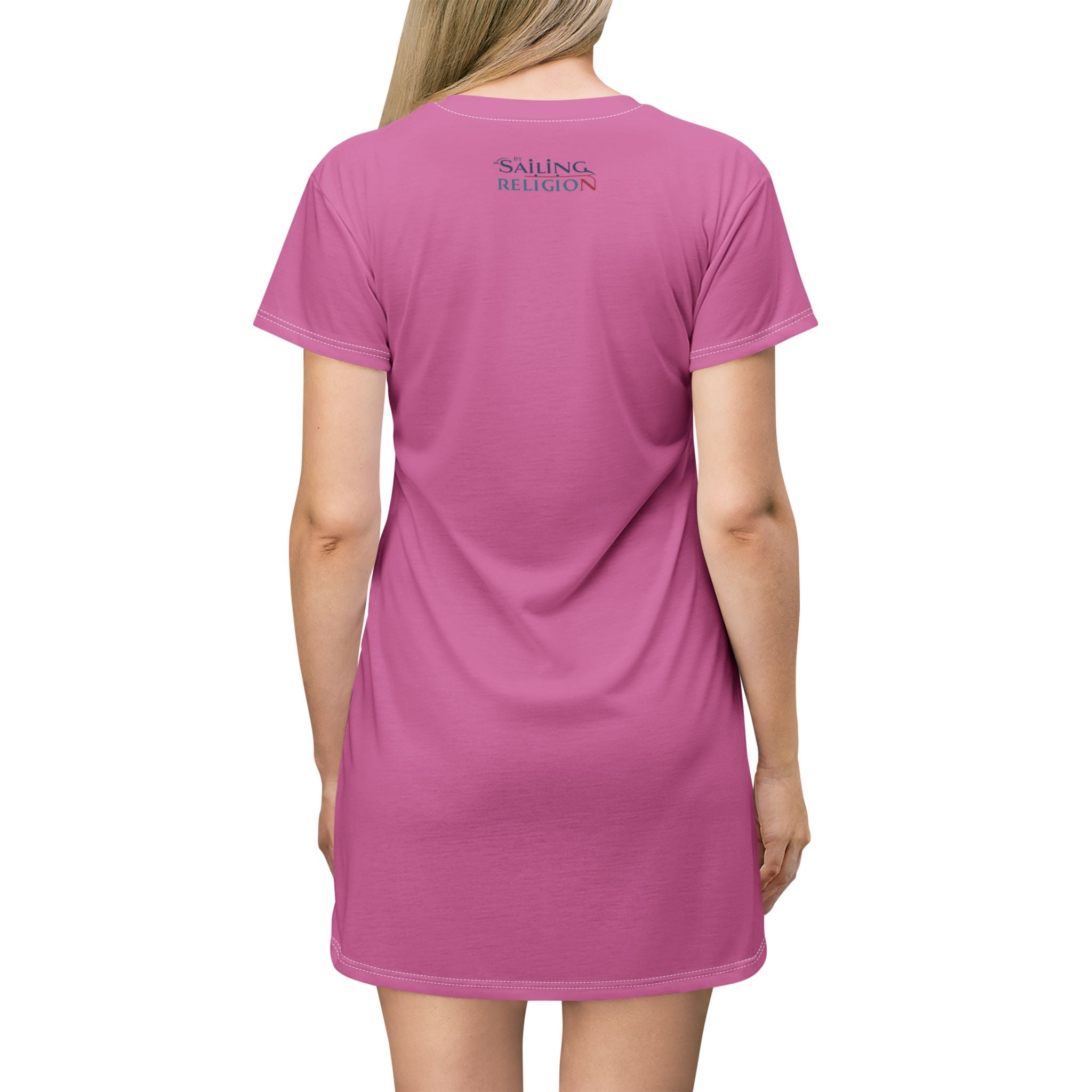 religion t shirt dress PLANET DRESS BLACK